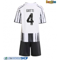 Maglie da calcio Juventus Federico Gatti #4 Prima Maglia Bambino 2025-26 Manica Corta (+ Pantaloni corti)